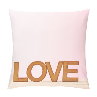Personality  Love Composition Of Wooden Letters Pillow Covers