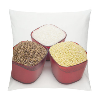 Personality  White Rice, Buckwheat And Barley Pillow Covers