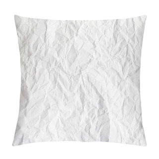 Personality  Crumpled White Paper Sheet Pillow Covers