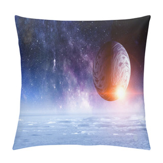 Personality  Pluto Planet From Space. Elements Of This Image Are Furhished By NASA Pillow Covers