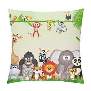 Personality  Wild Animals In The Jungle Pillow Covers