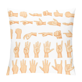 Personality  Hand Gestures Pillow Covers