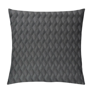Personality  Black Rubber Mat Pillow Covers