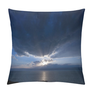 Personality  Sunset On Dead Sea, Jordan Pillow Covers