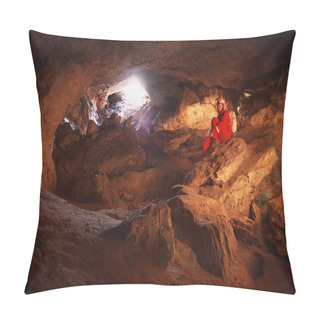 Personality  Cave And Woman Caver Pillow Covers