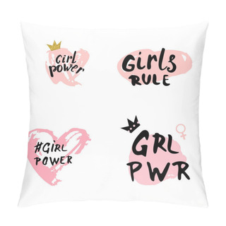 Personality  Girl Power Set. Pillow Covers
