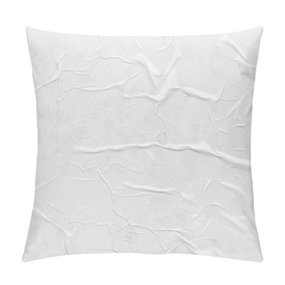 Personality  Surface Of Wet Crumpled Glued Paper Pillow Covers