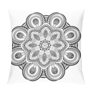 Personality  Beautiful Deco Black Mandala Pillow Covers