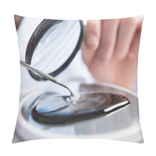 Personality  Sample Throungh Magnifying Glass  Pillow Covers
