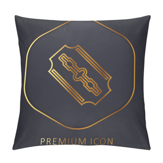 Personality  Blades Golden Line Premium Logo Or Icon Pillow Covers