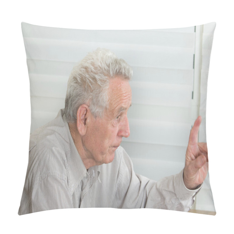 Personality  Old man talking pillow covers