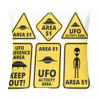 Personality  Ufo Danger Pillow Covers