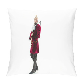 Personality  The Young Man Wearing A Traditional Medieval Costume Of Marquis Pillow Covers