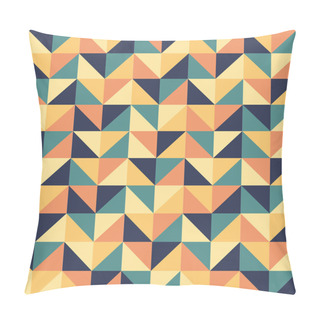 Personality  Pretty Colorful Seamless Pattern With Triangles Pillow Covers