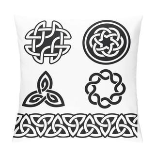 Personality  Celtic Irish Patterns And Knots - Vector, St Patrick's Day Pillow Covers