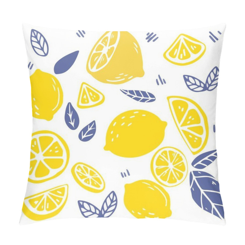 Personality  lemons seamless pattern, simply vector illustration   pillow covers