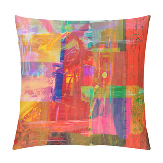 Personality  Abstract Painting On Canvas Pillow Covers