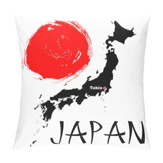 Personality  Japan Theme Illustration Pillow Covers