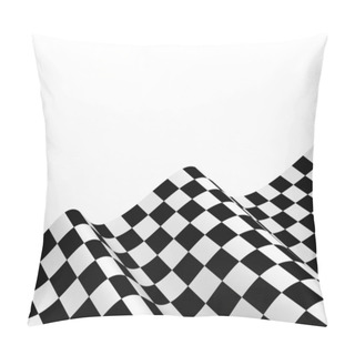 Personality  Racing Flags. Background Checkered Flag Formula One Pillow Covers