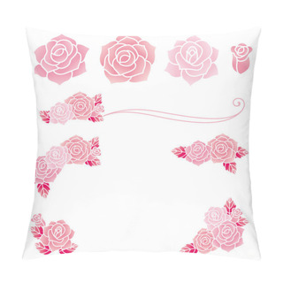 Personality  Rose Decoration Pillow Covers