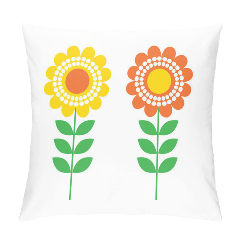 Personality  simple mod daisies pillow covers