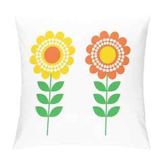 Personality  Simple Mod Daisies Pillow Covers