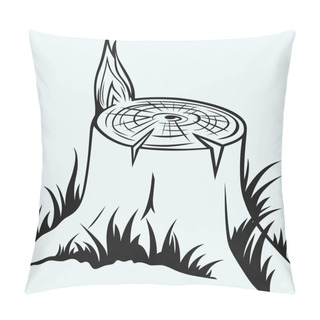 Personality  Old Tree Stump Pillow Covers