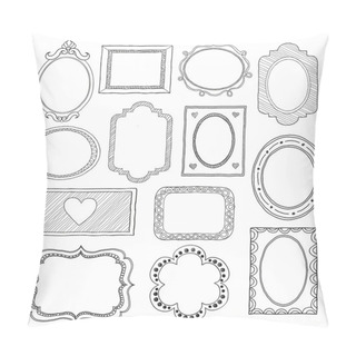 Personality  Doodle Frame Set Pillow Covers