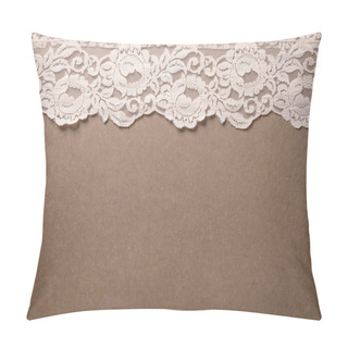 Personality  Pink Vintage Lace Trim Pillow Covers