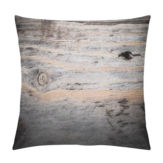 Personality  Rough Weathered Wooden Board. Rustic Texture For Background. Ton Pillow Covers