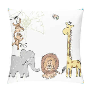 Personality  Baby Animals Pillow Covers