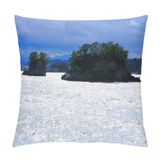 Personality  Beautiful Scenery Of Sea And Rocky Islands With Lush Green Vegetation. Matsushima Islands In Miyagi Prefecture, Japan Pillow Covers