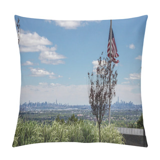 Personality Manhattan Skyline In The Distance Pillow Covers