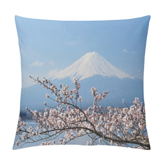 Personality  Mt Fuji And Cherry Blossom Pillow Covers