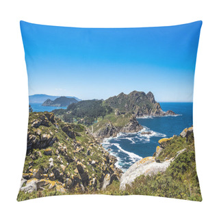 Personality  Cies Islands, Illas Cies Are A Spanish Archipelago Located In The Vigo Estuary, Formed By Three Islands: Norte Or Monteagudo, Del Medio Or Do Faro And Sur Or San Martin. Pillow Covers