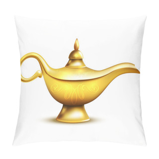 Personality  Aladdin Lamp Isolated Icon Pillow Covers