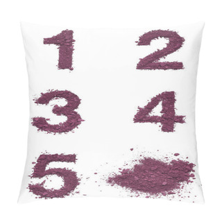 Personality  Stencils From Cosmetic Products Pillow Covers