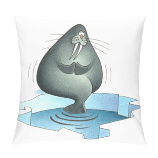 Personality  Walrus Pillow Covers