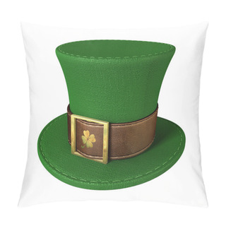 Personality  Green Leprechaun Shamrock Hat Pillow Covers