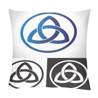 Personality  Celtic Trinity Knot Vector Pillow Covers
