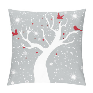 Personality  Snow Tree Pillow Covers