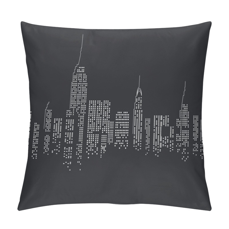 Personality  New York at Night pillow covers