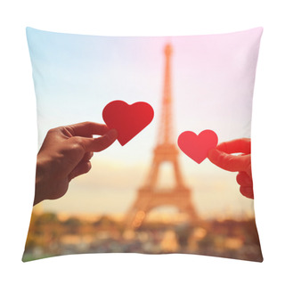 Personality  Hands Holding Paper Hearts Pillow Covers