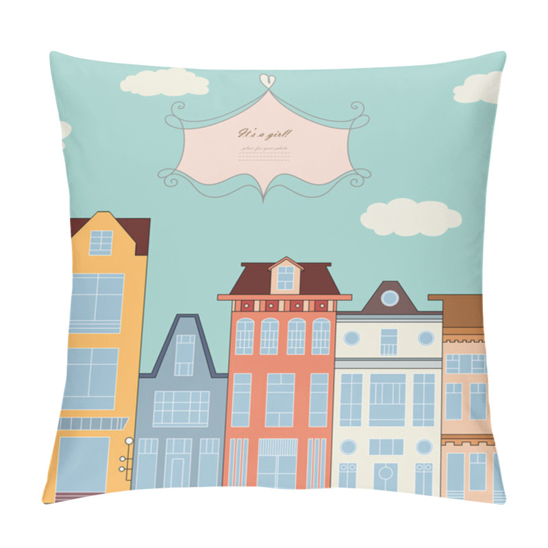 Personality  Baby beautiful magic town pillow covers