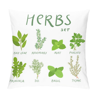 Personality  Herbs Pillow Covers