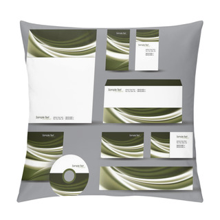 Personality  Modern Identity Package. Vector Design. Letterhead, Business Cards, Cd, Dvd, Envelope, Banner, Header. Pillow Covers