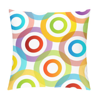 Personality  Circles Background Pillow Covers