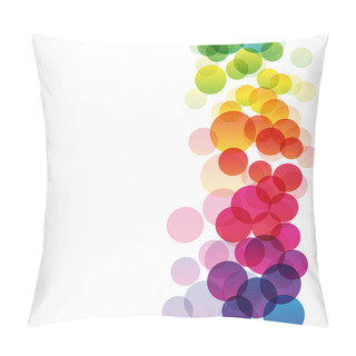 Personality  Colorful Rainbow Vector Background Pillow Covers