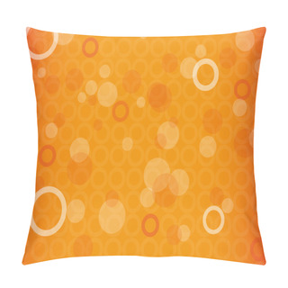 Personality  Orange Background Pillow Covers