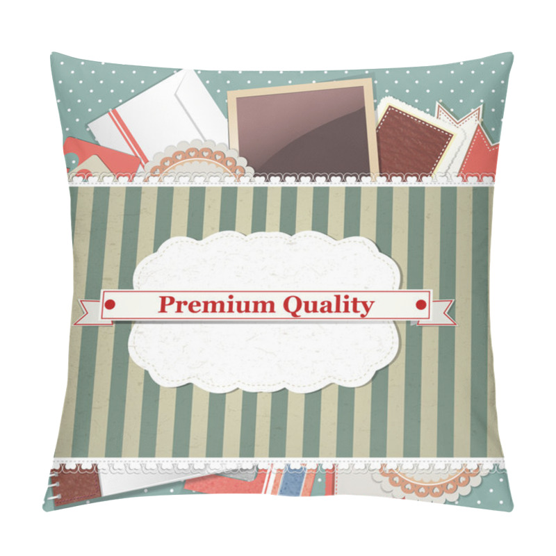 Personality  Vintage Background Premium Quality Pillow Covers